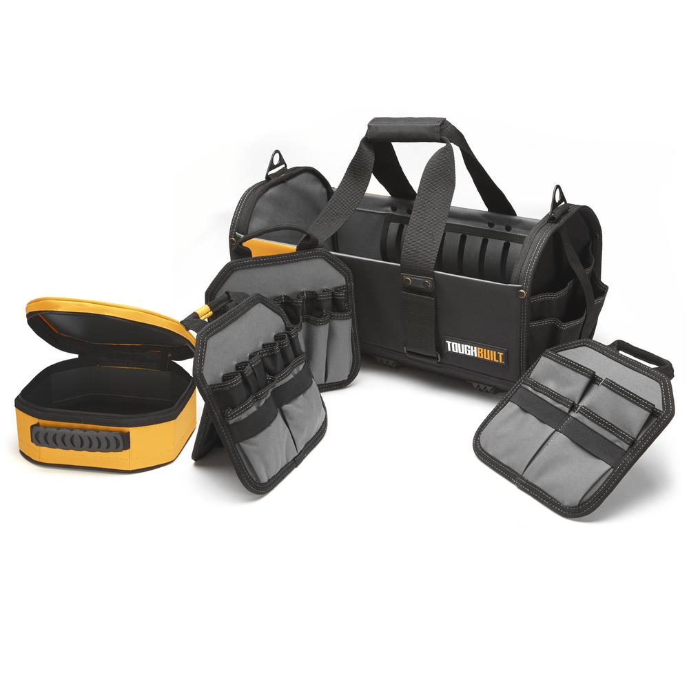 Toughbuilt Énorme Bouche 30 in environ 76.20 cm Noir Sac à outils avec 65-poches