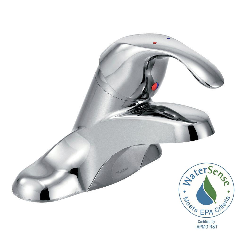 Moen Commercial 4 In Centerset Single Handle Low Arc Bathroom Moen Commercial 4 In Centerset Single