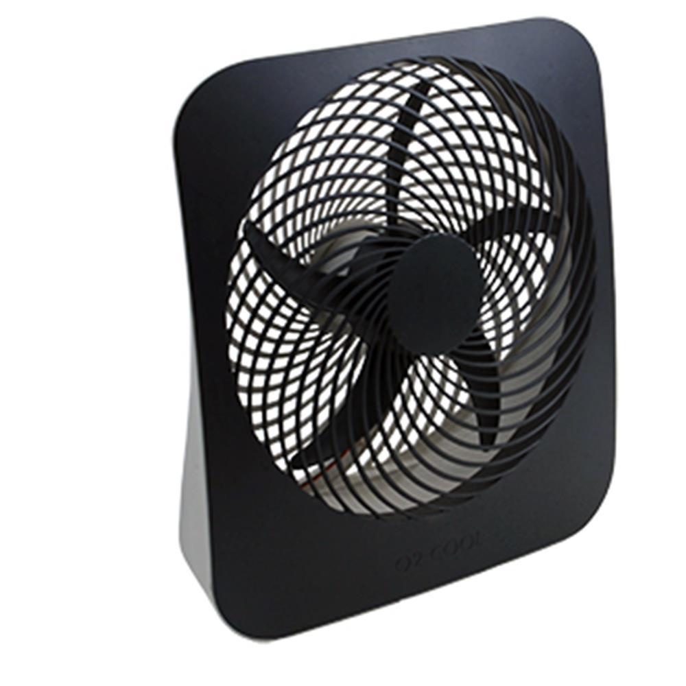 O2Cool 10 in. Portable Desk Fan with USB Charging Port-FD10002AU - The