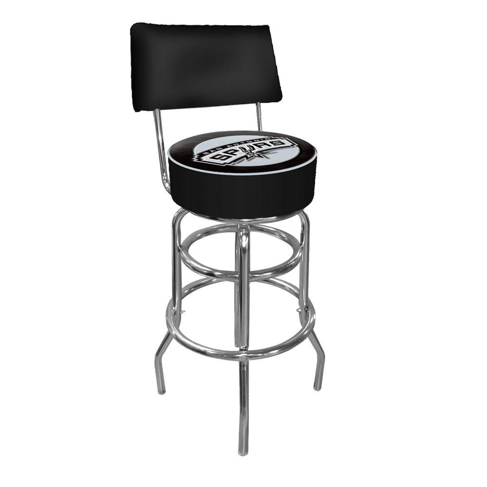 Trademark Los Angeles Clippers Nba 30 In Chrome Padded Swivel Bar Trademark Los Angeles Clippers Nba 30 In Chrome Padded Swivel Bar Stool Nba1100 Lac The Home Depot