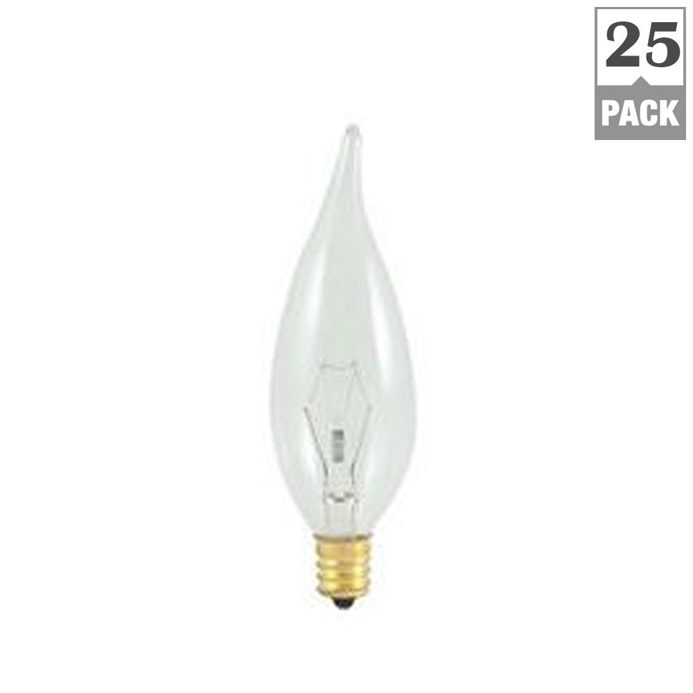 40Watt T10 Incandescent Clear Tubular Light Bulb415869 The Home Depot