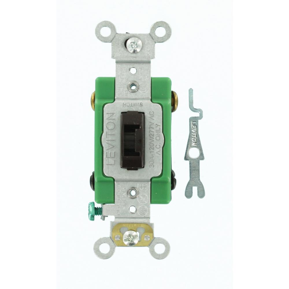 Leviton 30 Amp Industrial Grade Heavy Duty DoublePole Locking Switch