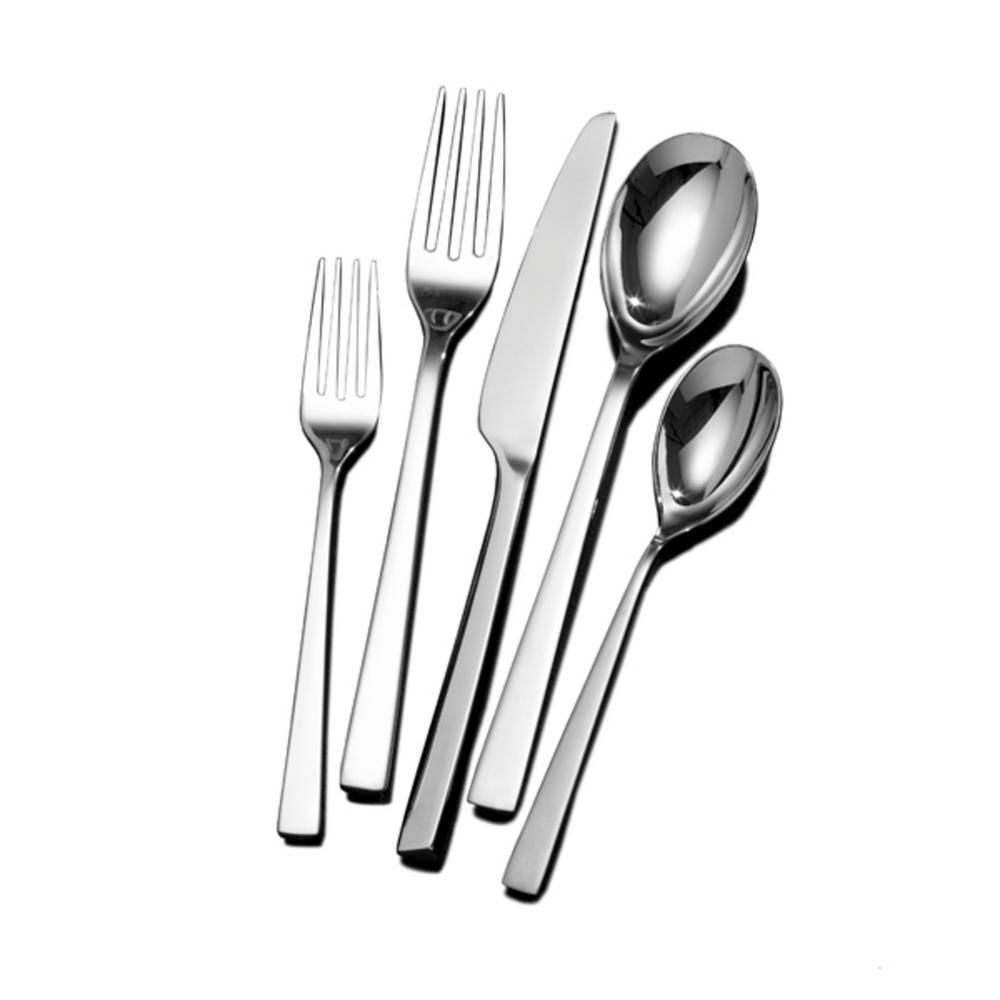 Towle Living Luxor 20 Piece 18 0 Stainless Steel Flatware Set Stainless Steel Flatware Set