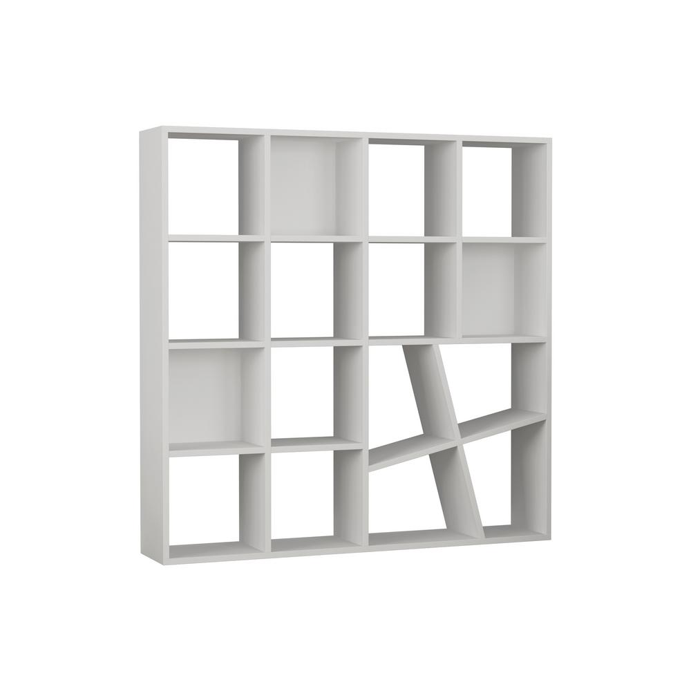 Ada Home Decor Brian White Mid Century Modern Bookcase Dcrb2101 Ada Home Decor Brian White Mid Century Modern Bookcase