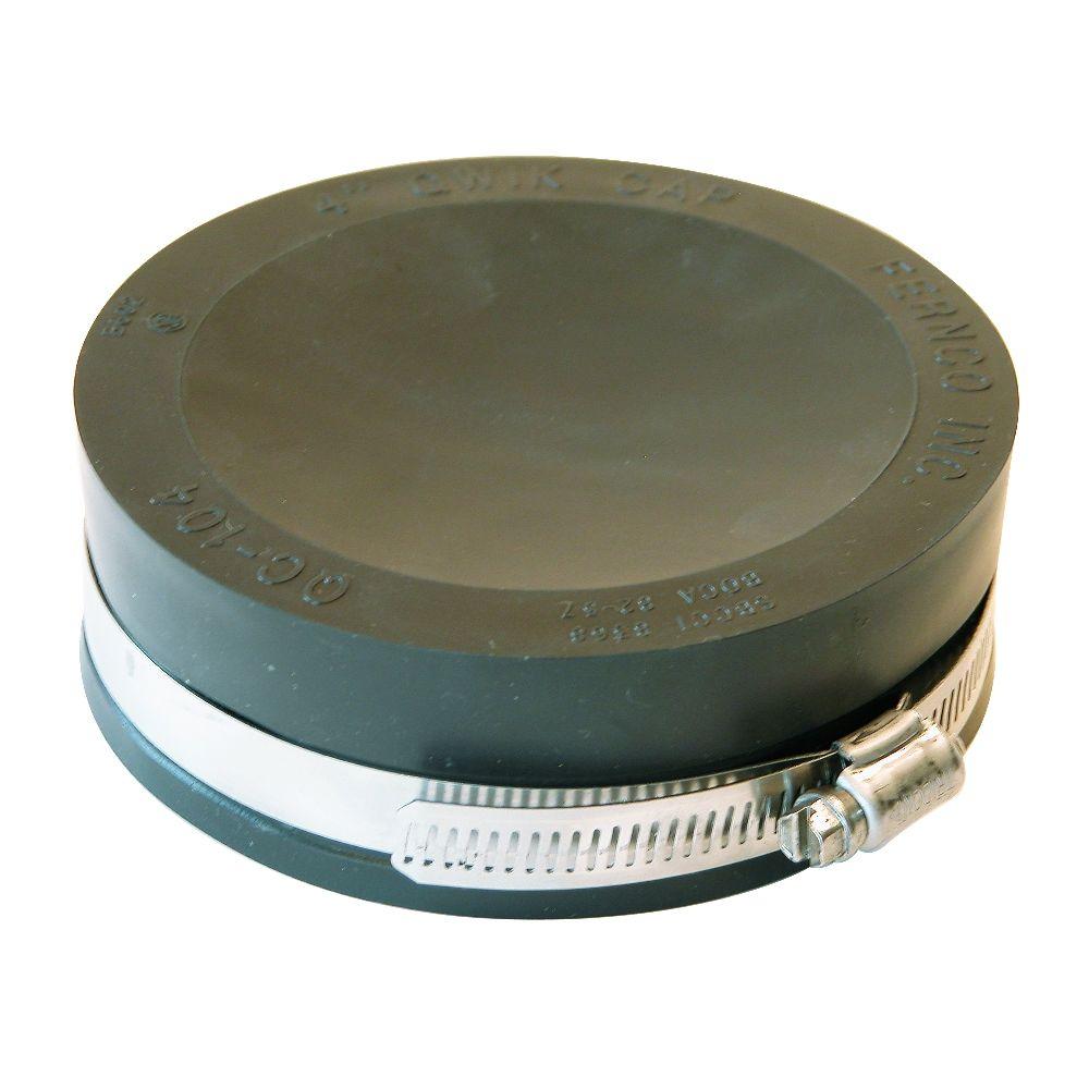 Fernco 4 In Plastic Dwv Flexible Cap Home Depot Inventory Plastic Dwv Flexible Cap Home Depot