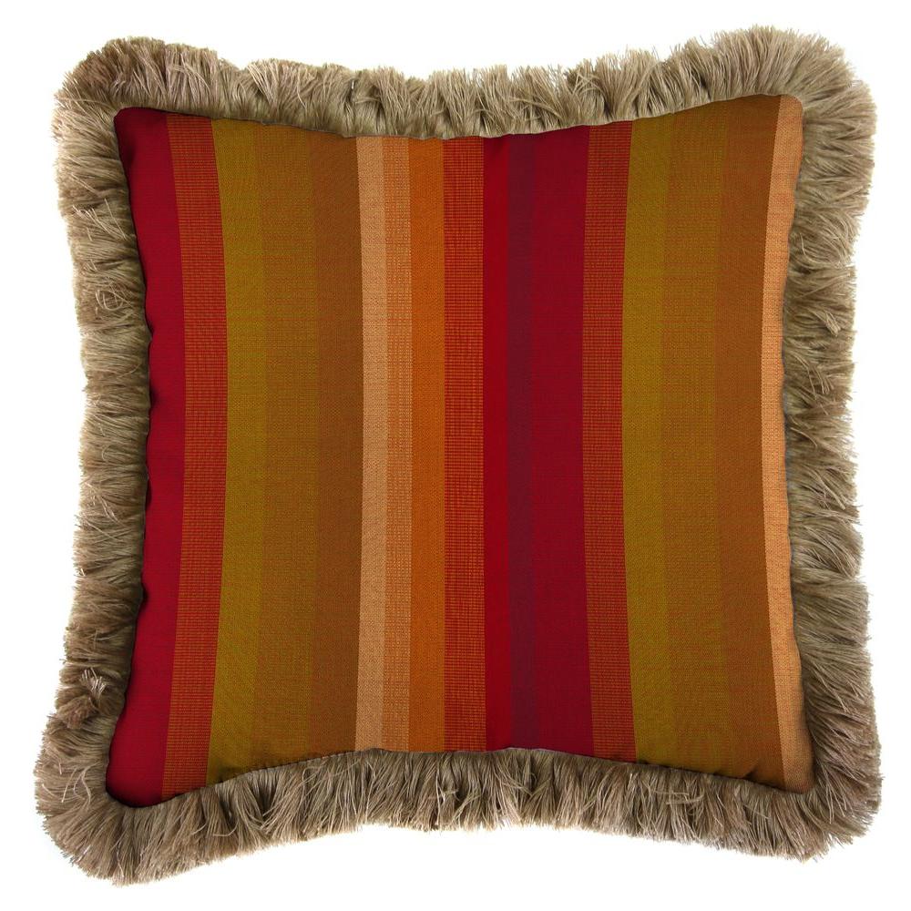 Jordan Manufacturing Sunbrella Milano Charcoal Square Outdoor Throw