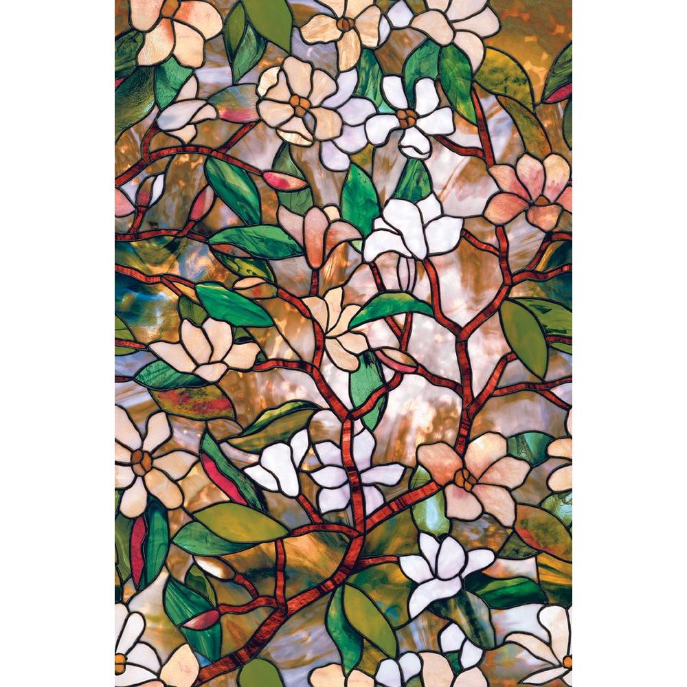 Artscape 24 In X 36 In Magnolia Decorative Window Film 01 0113 The   Artscape Window Film 01 0113 64 1000 