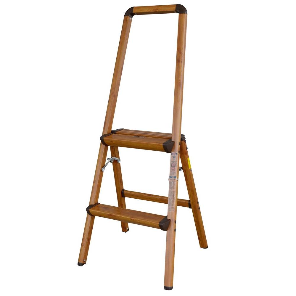 4 Step Steel Skinny Mini Step Stool Ladder With Project Tray HSP 4TG   Amerihome Step Stools 800678 64 1000 