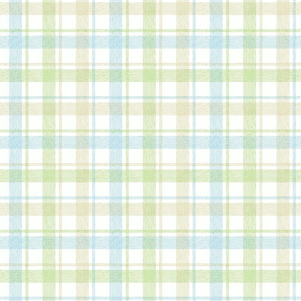 York Wallcoverings Inspired By Color Woven Plaid WallpaperYK0115 The
