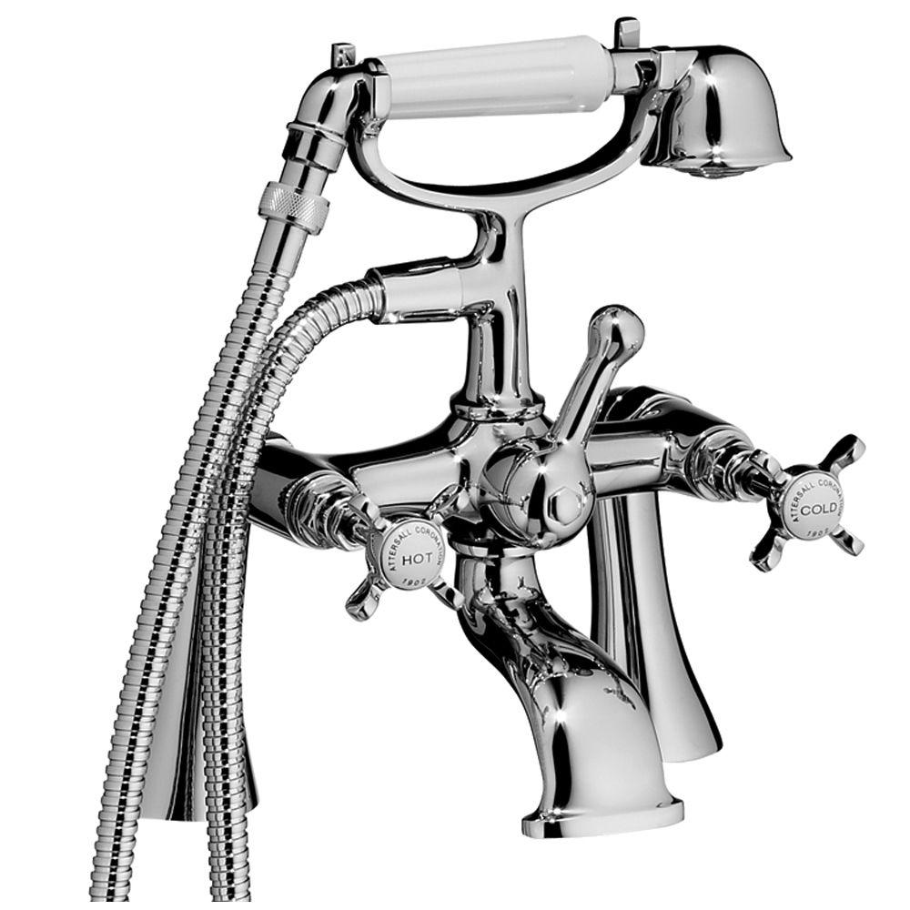 Barclay Products 2Handle Claw Foot Tub Faucet with Hand Shower in Chrome4201MCCP The Home