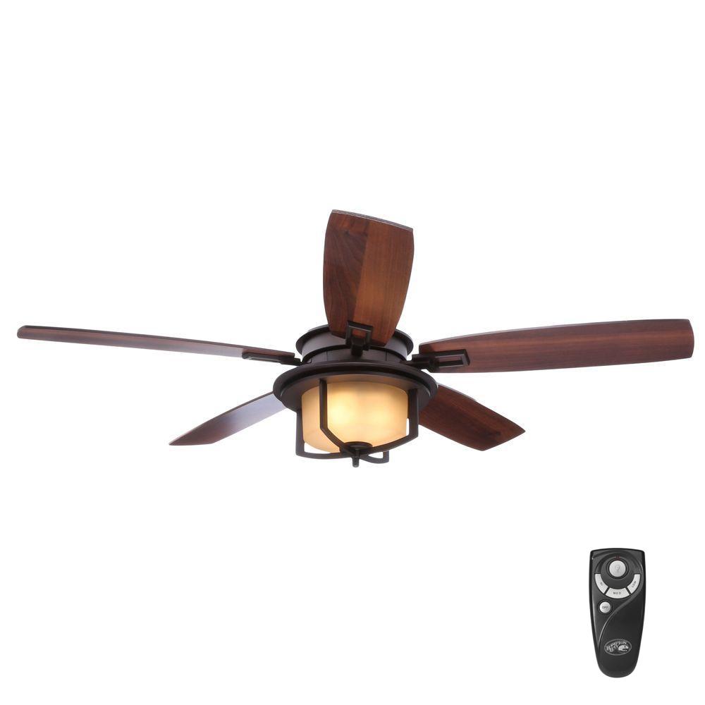 Hampton Bay Devereaux II 52 in. Indoor Oil-Rubbed Bronze ...