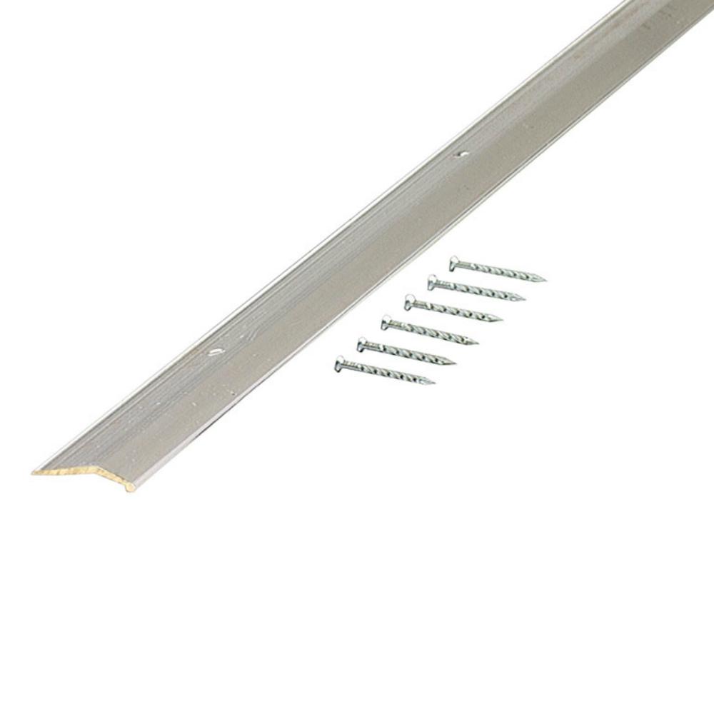 MD Building Products Polished 13/8 in. x 36 in. Smooth Carpet Trim with Screw Nails66092