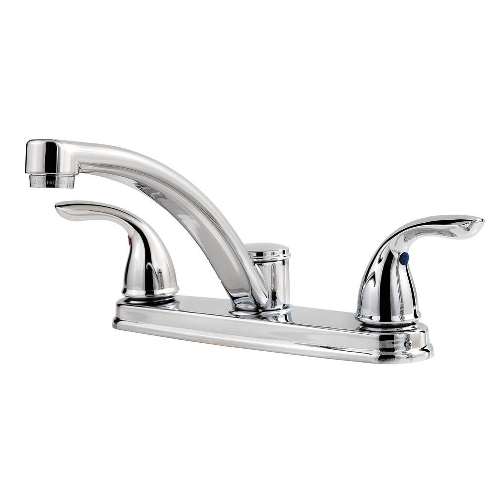 3 Hole Pfister Kitchen Faucets Kitchen The Home Depot