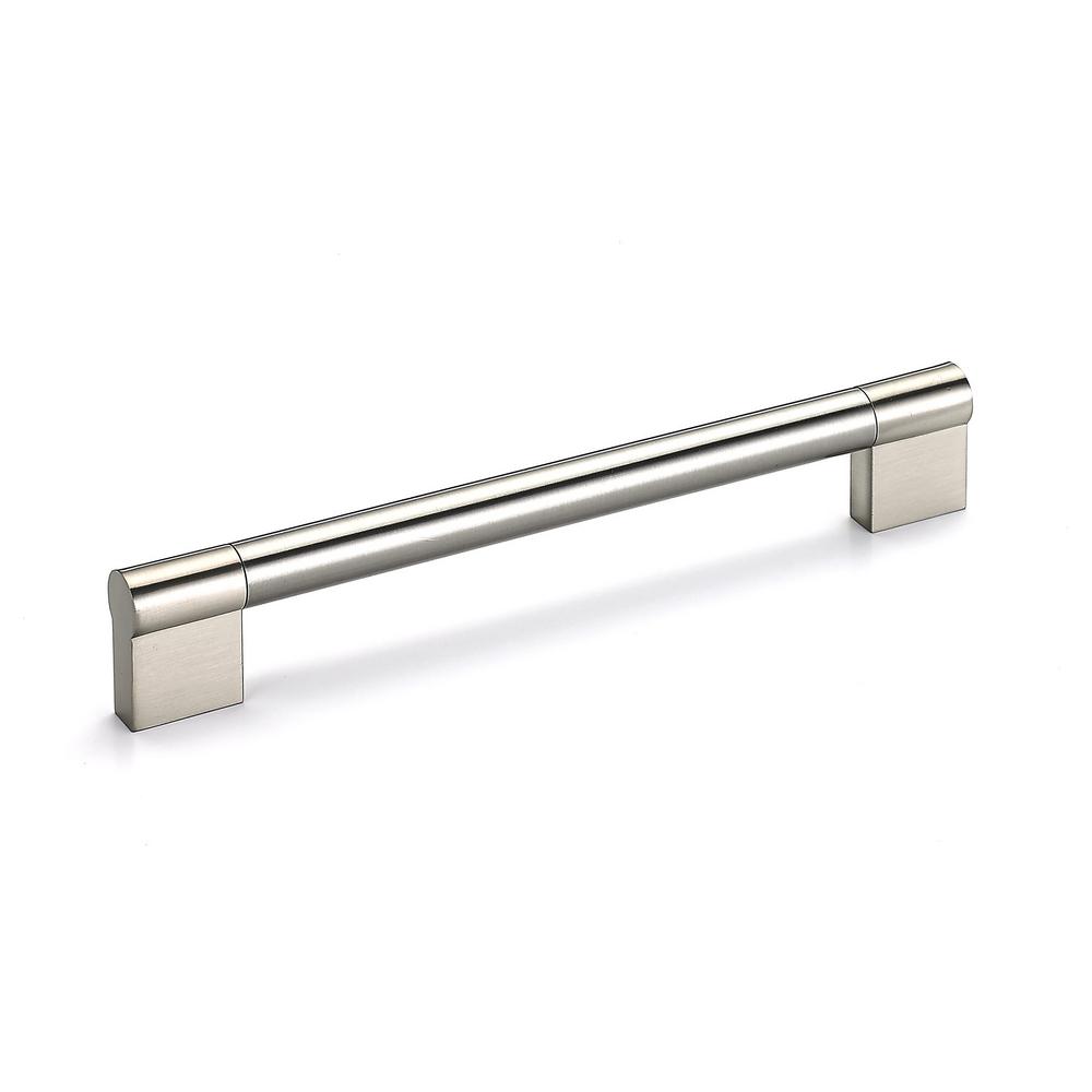 Richelieu Hardware Contemporary 15-1/8 in. (384 mm) Brushed Nickel Cabinet Pull-BP520384195 