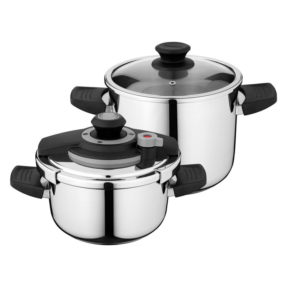 BergHOFF Vita 4Piece Pressure Cooker Set1101872 The Home Depot