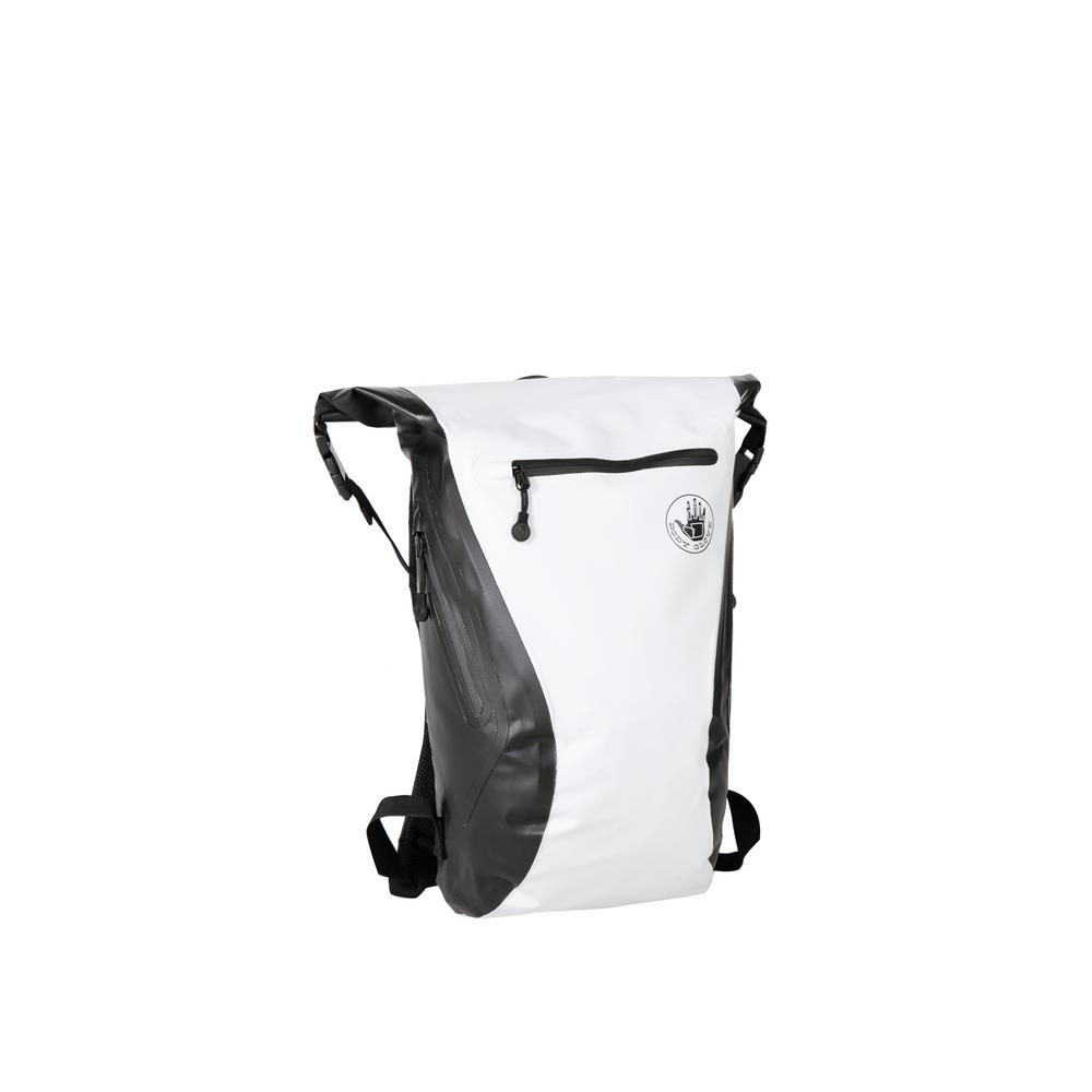 white waterproof backpack