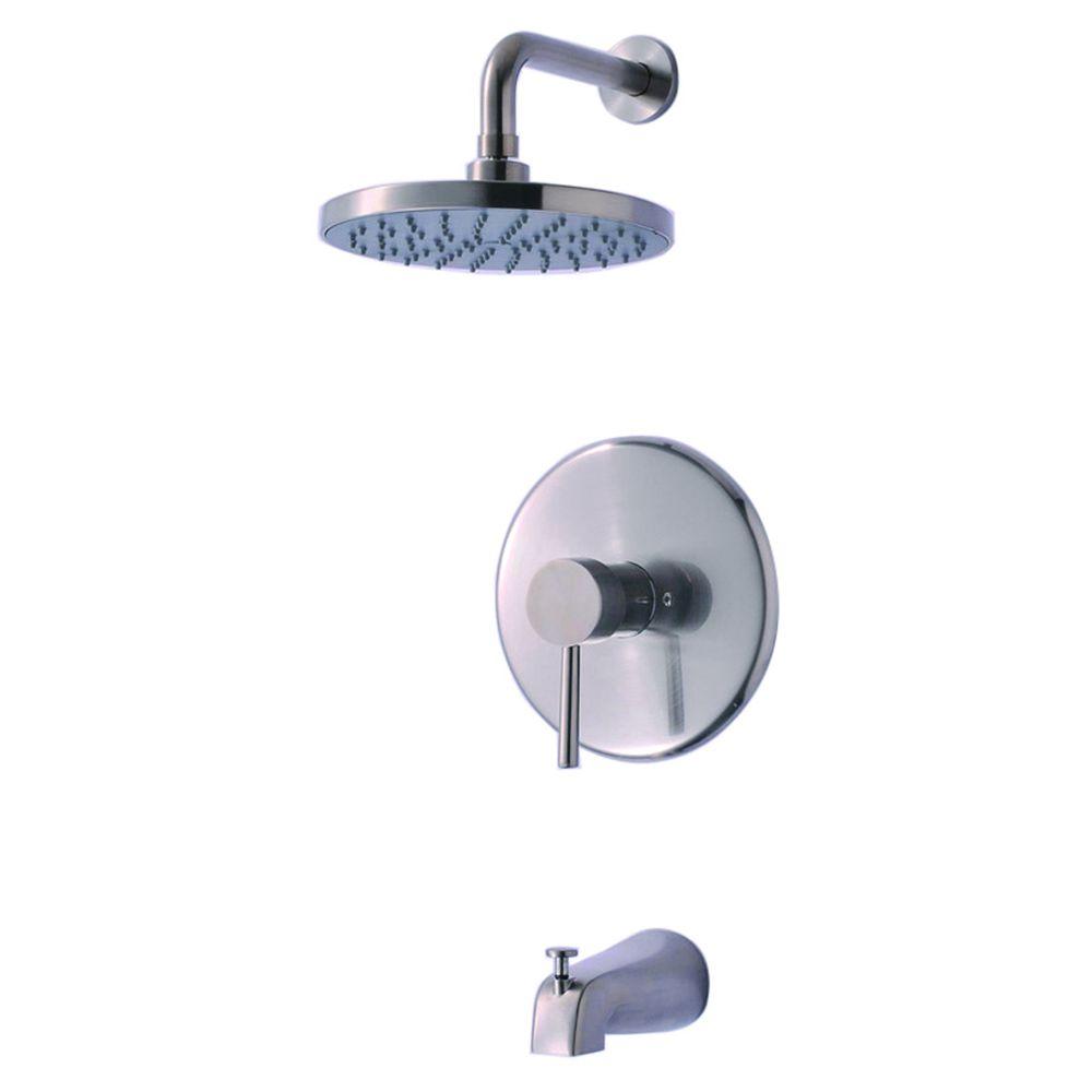 Ultra Faucets Euro Collection Single Handle 1 Spray Tub And Shower