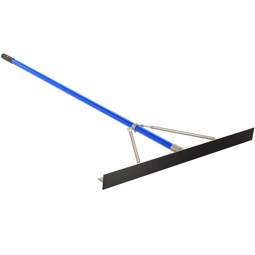 Bon 6 ft. Aluminum Handle 42 inch Smooth Asphalt Luke Rake by Bon