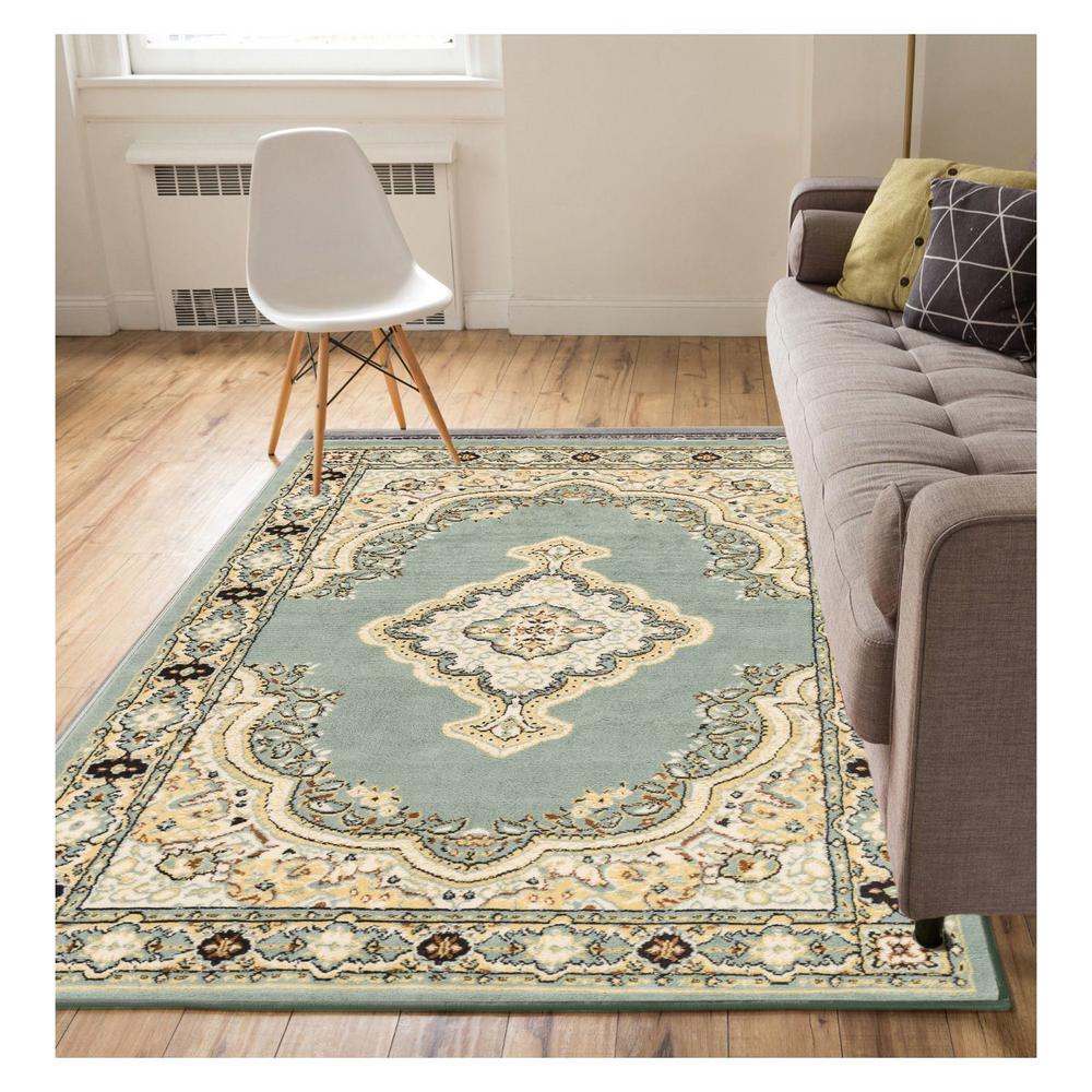 Well Woven Miami Tehran Traditional Medallion Blue 8 Ft X 10 Miami Tehran Traditional Medallion Blue