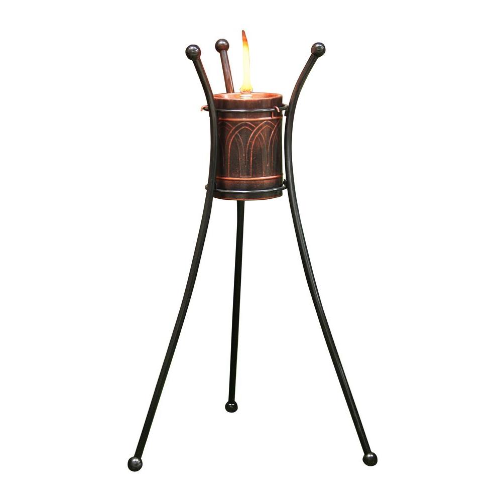 Hampton Bay Metal Citronella Pillar Torch (Pack of 2)-JF66-103185 - The