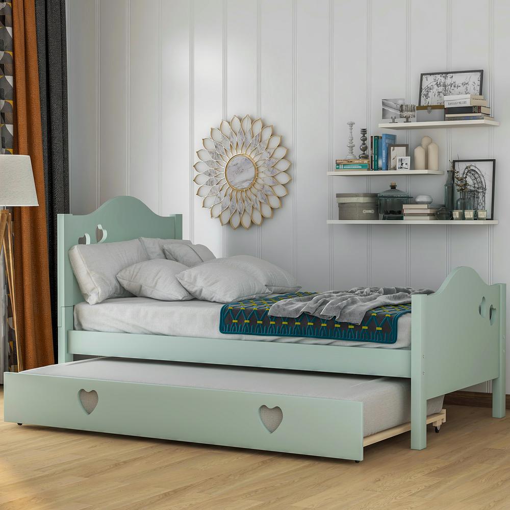 green kids bed