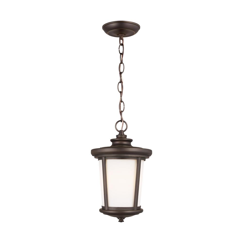 Sea Gull Lighting Eddington 1 Light Antique Bronze Outdoor Pendant Sea Gull Lighting Eddington 1 Light