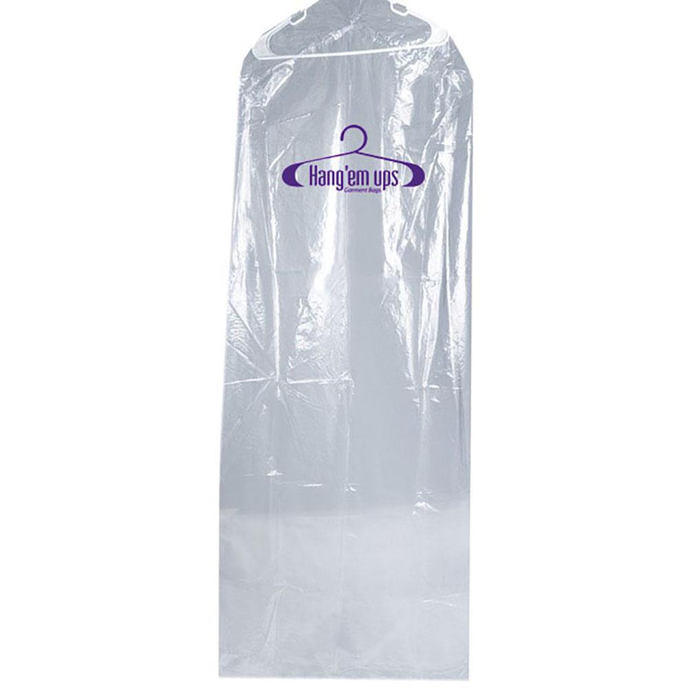 Hang Em Ups 60 In Crystal Clear Hanging Garment Bags With Extra Room For Up To 10 Garments And Draw String Bottom 5 Pack