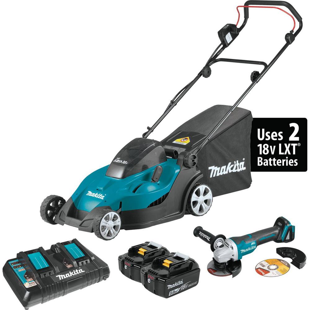 BLACK DECKER 18 in. 36-Volt Cordless Walk Behind Push Lawn Mower ... BLACK DECKER 18 in. 36-Volt Cordless Walk Behind Push Lawn Mower ...