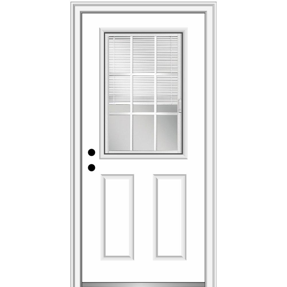 MMI Door 32 in. x 80 in. Internal Blinds RightHand MMI Door 32 in. x 80 in. Internal Blinds RightHand