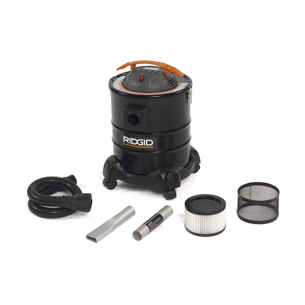 Ridgid 5 Gal 3 0 Peak Hp Cool Dry Ash Canister Shop Vacuum Hepa