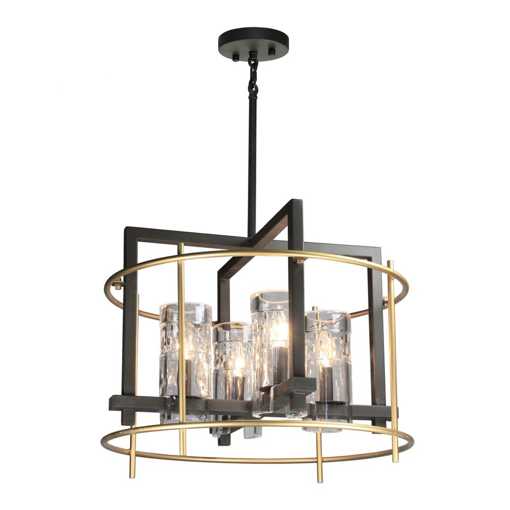 Designers Fountain Avara 4Light Oil Rubbed Bronze Interior Chandelier