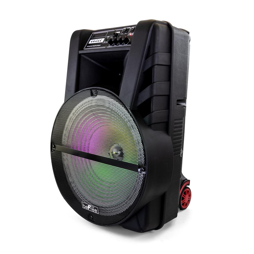 BEFREE SOUND 15 in. Bluetooth Portable Rechargeable Party