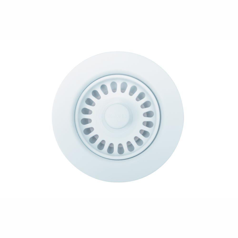 Blanco 3.5 in. Decorative Sink Waste Flange in White-441096 - The Home ...