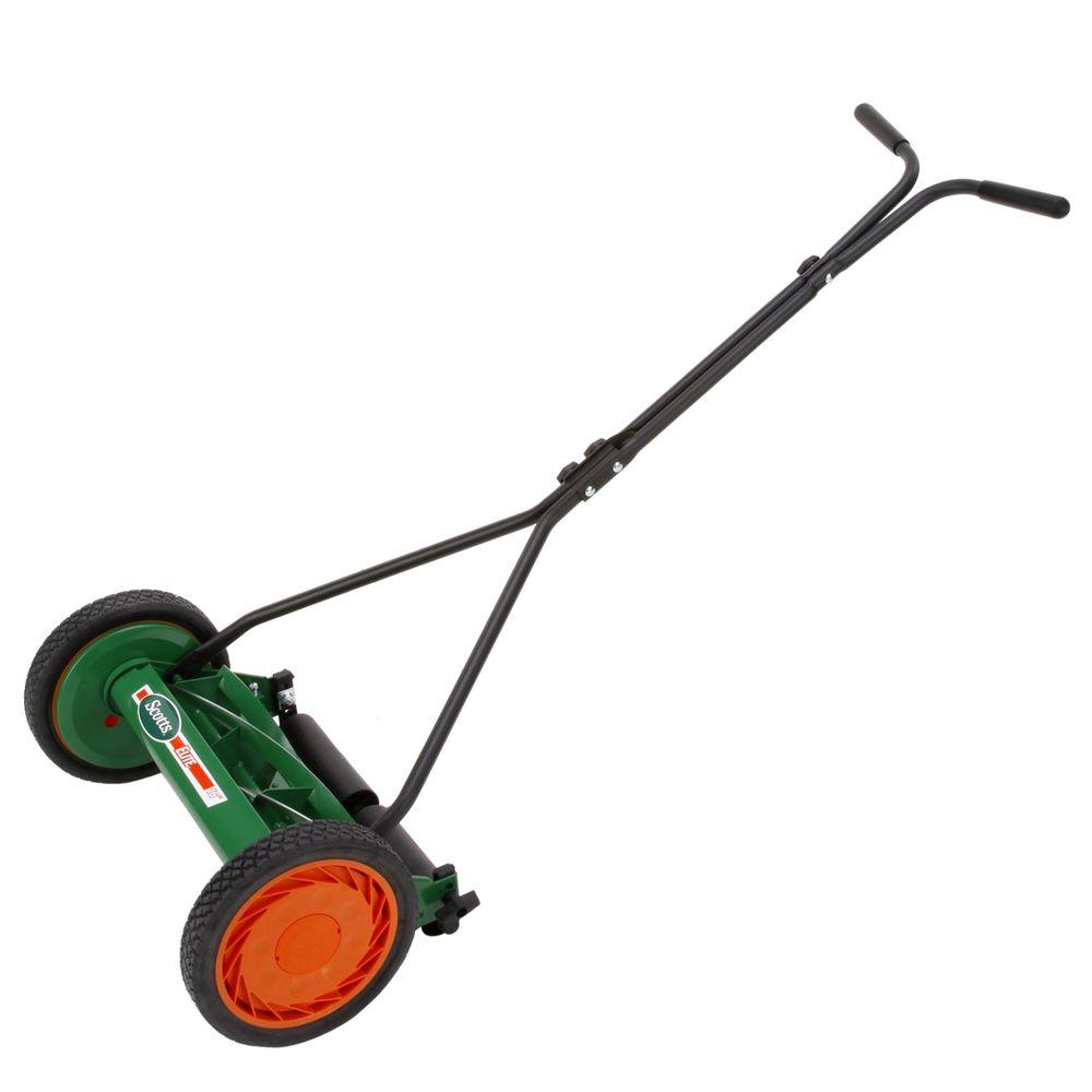 Scotts 14 in. 5-Blade Reel Mower-304-14S - The Home Depot