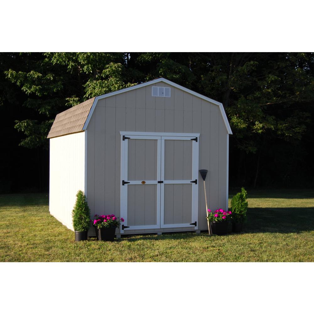 Value Gambrel 10 Ft X 10 Ft Wood Storage Building Precut Kit