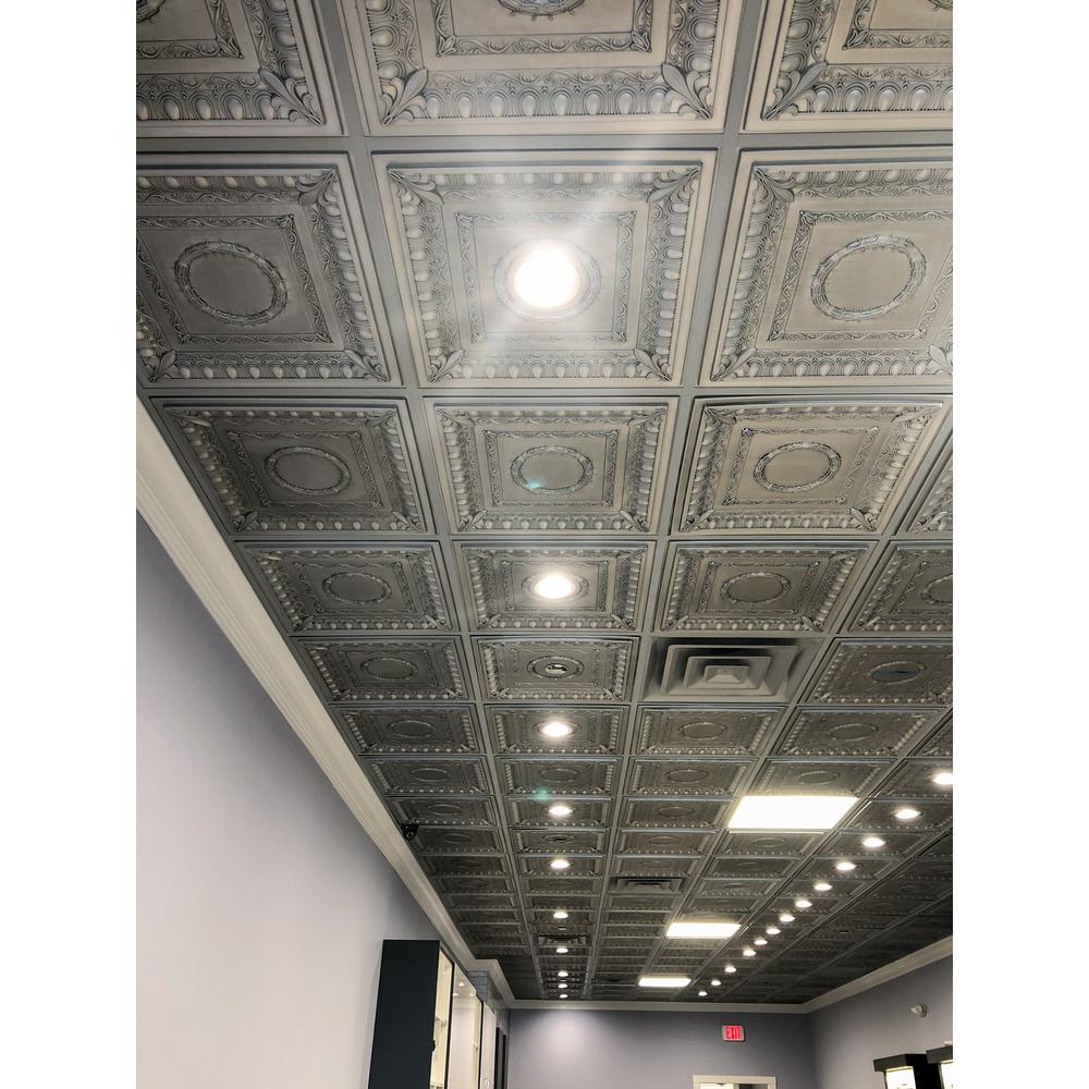 Silver Drop Ceiling Tiles Ceiling Tiles The Home Depot