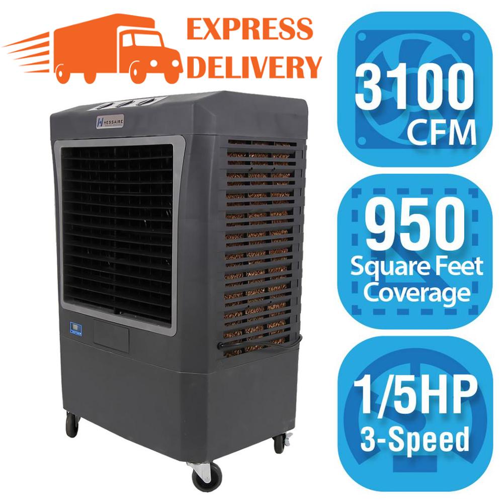 Hessaire 3,100 CFM 3Speed Portable Evaporative Cooler for 950 sq. ft