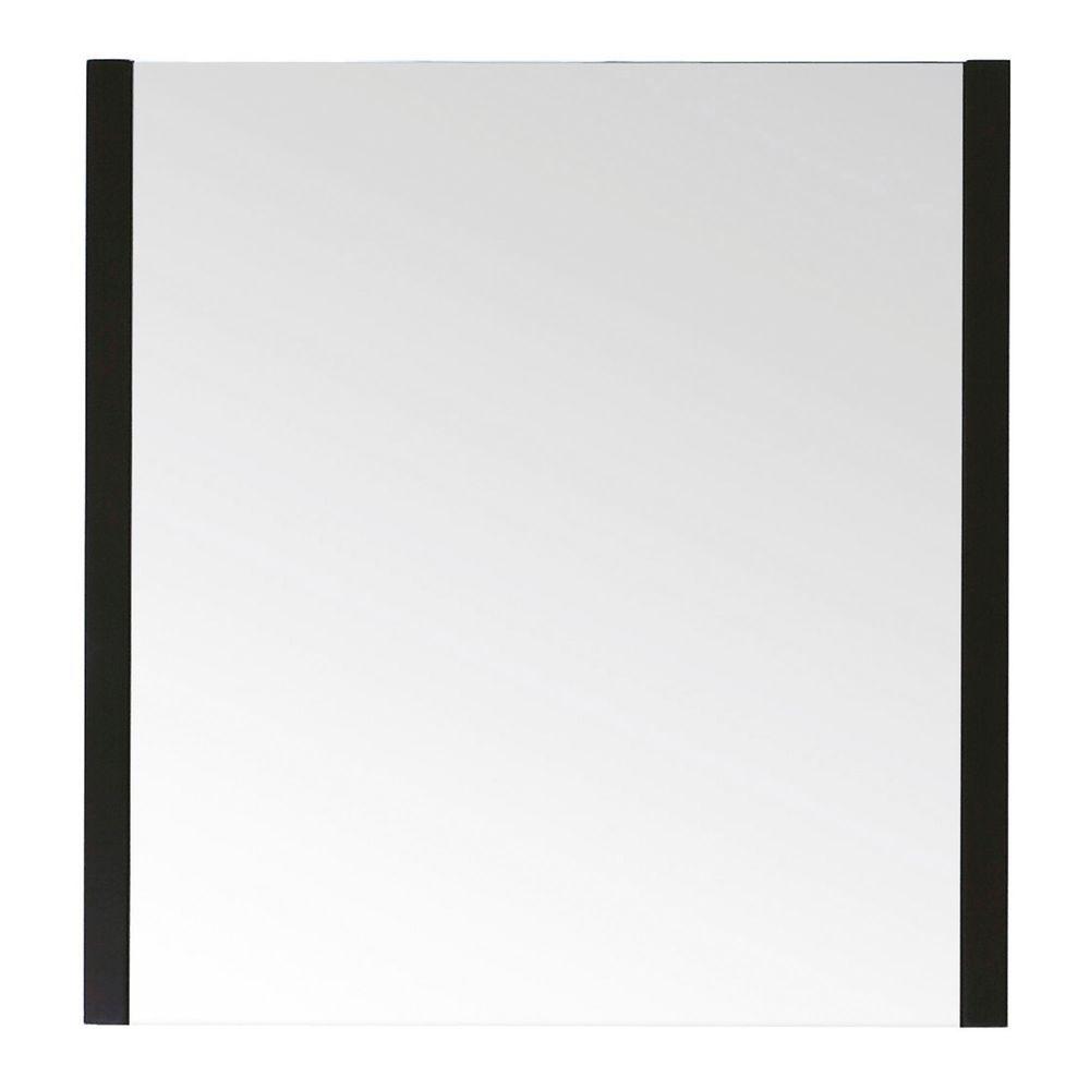 Avanity Loft 32 In L X 30 W Wall Mount Mirror Dark Walnut W Wall Mount Mirror In Dark