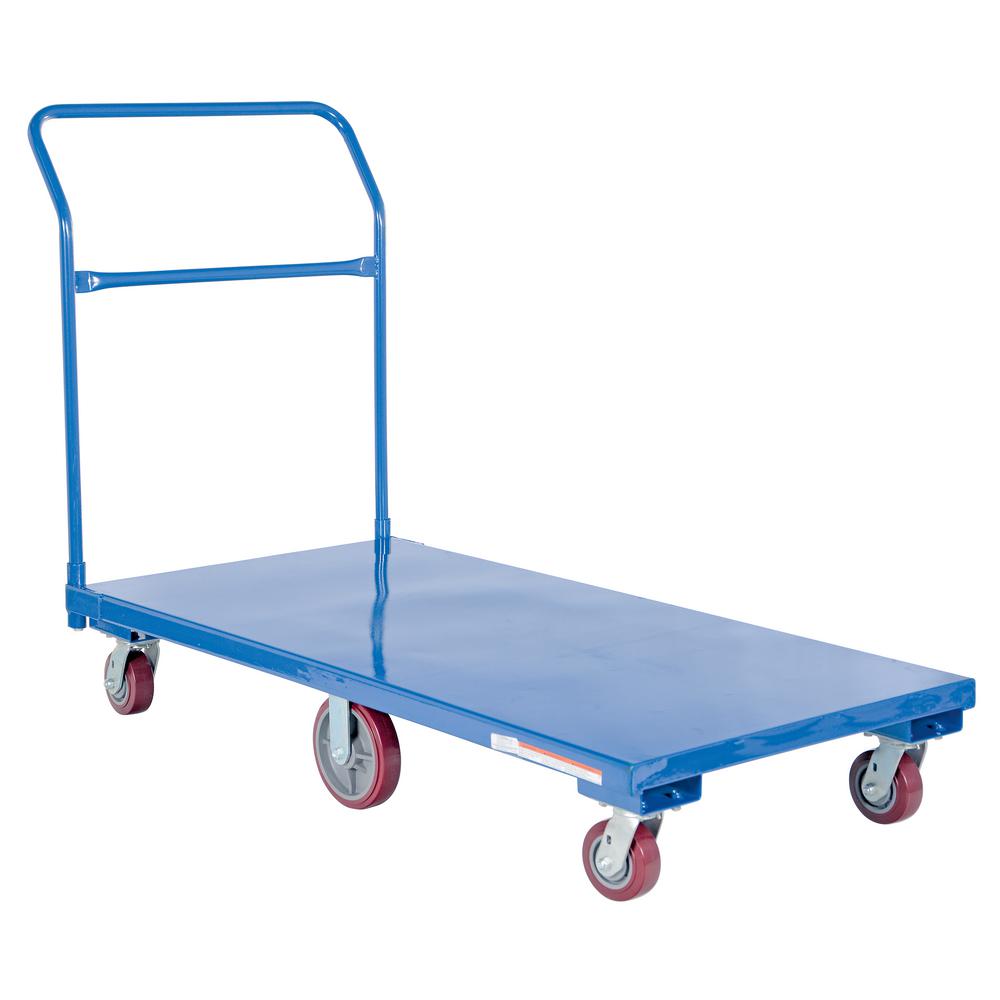 Vestil 2,000 lb. 60 in. x 30 in. x 42.5 in. Flat Bed Cart-FLAT-C - The ...