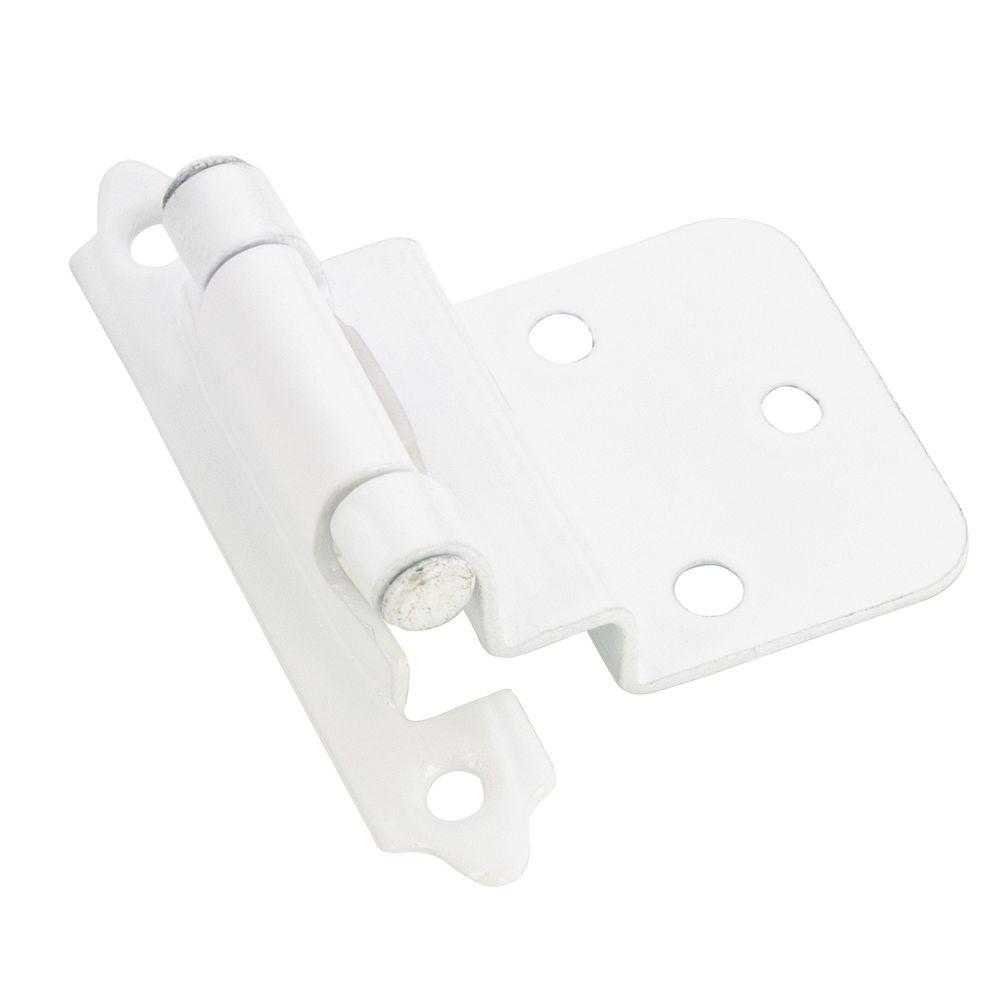 Richelieu Hardware Traditional SemiConcealed 70 mm White SelfClosing