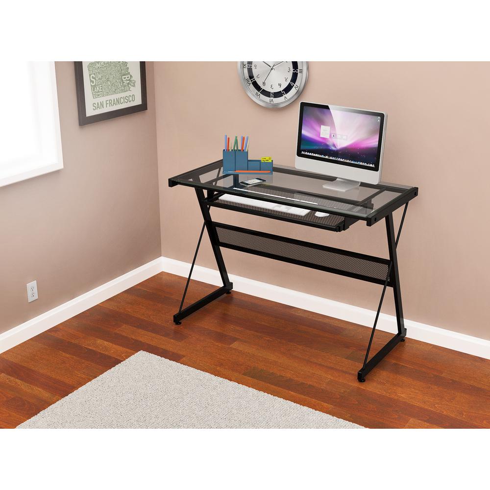 Z Line Designs Black Brea Computer Desk Zl205 02cd The Home Depot Z Line Designs Black Brea Computer Desk