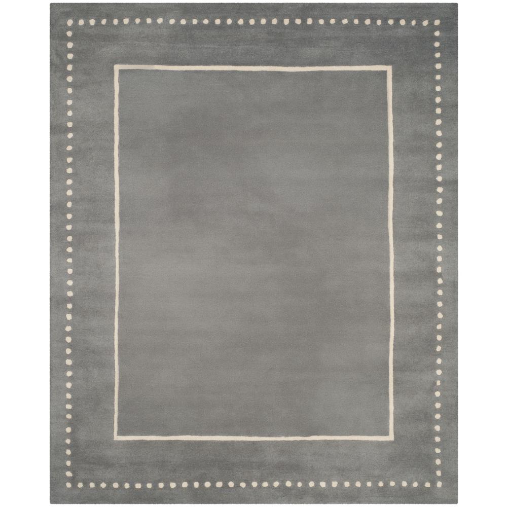 Safavieh Bella Silver/Ivory 8 ft. x 10 ft. Area RugBEL151D8 The Home Depot