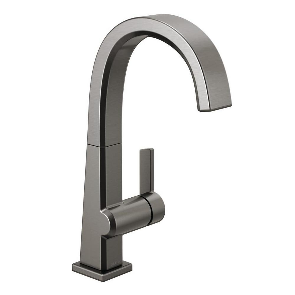 Delta Essa Touch2O Technology SingleHandle Bar Faucet in Matte Black