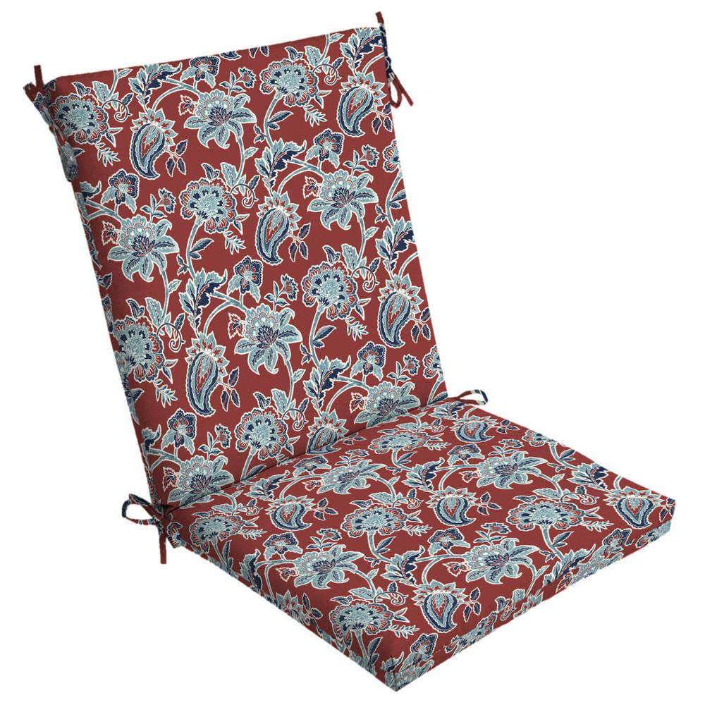 Arden Selections 20 x 20 Caspian High Back Outdoor Dining Chair Cushion
