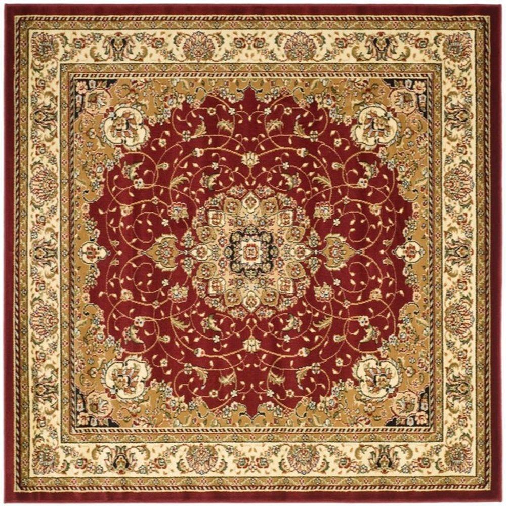 Safavieh Lyndhurst Red/Ivory 6 ft. x 6 ft. Square Area Rug-LNH329C-6SQ