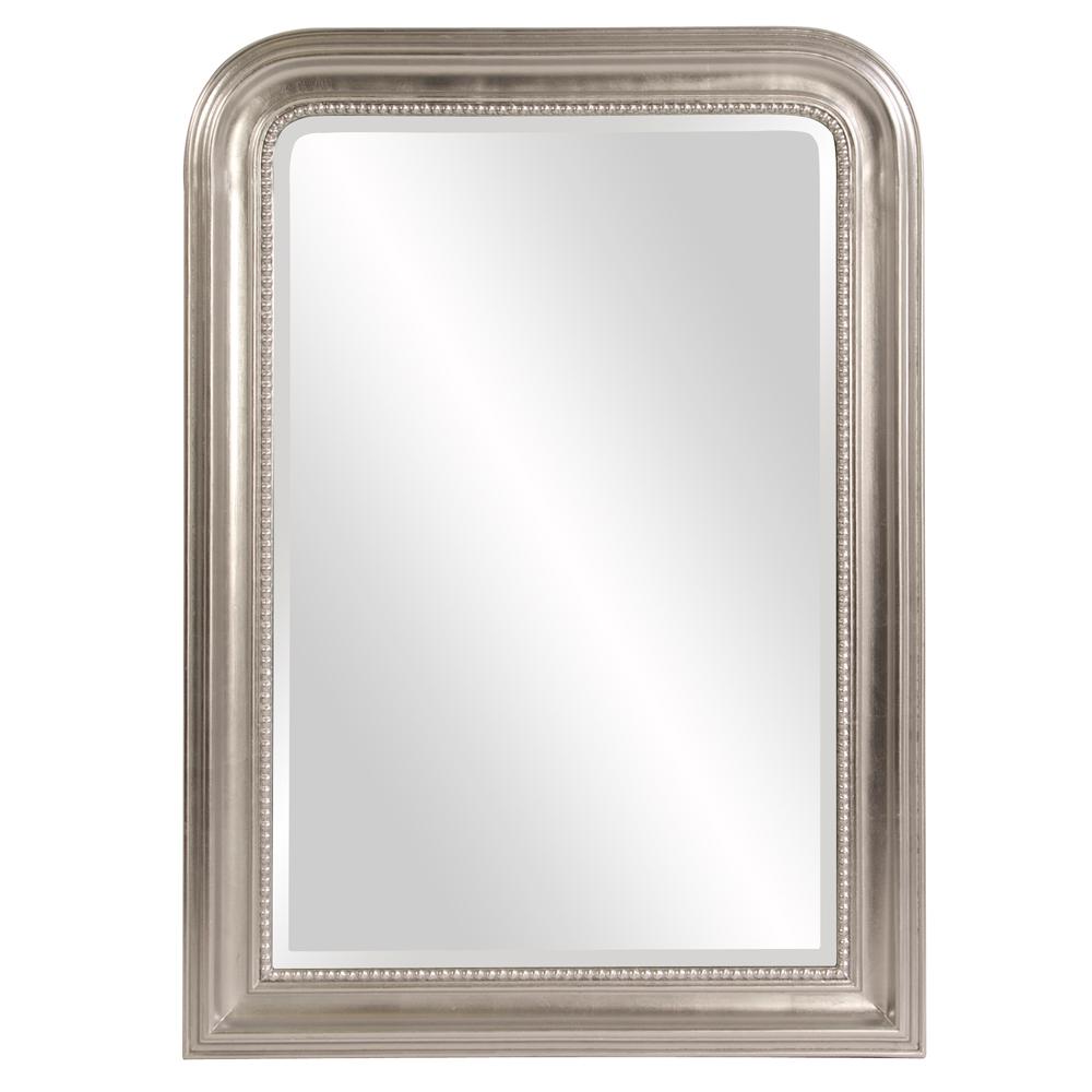 Sterling Arched Silver Mirror 56177 The Home Depot
