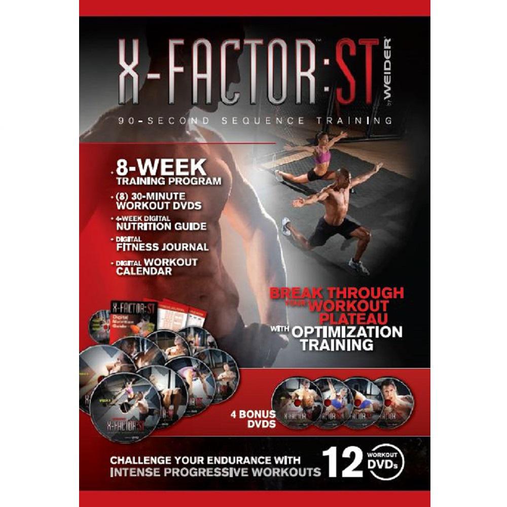 Weider X Factor Plus Exercise Chart