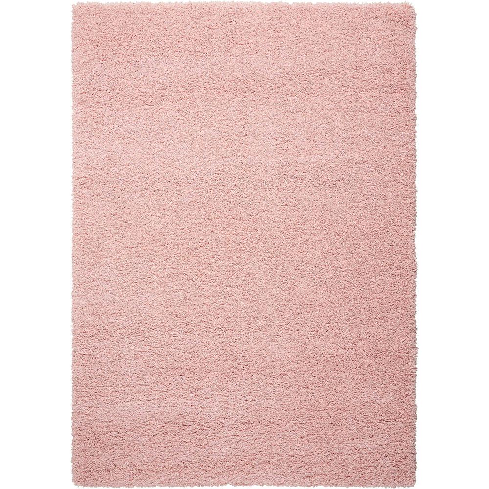 Nourison Amore Blush 5 Ft X 8 Ft Shag Contemporary Area Rug 383013 The Home Depot