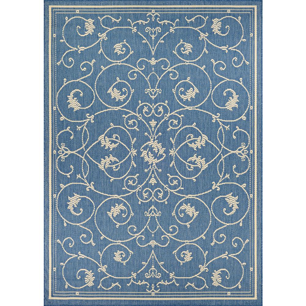 8 X 13 Outdoor Rugs The Home Depot Recife Veranda Champagne Blue 8 Ft 6 In X 13 Indoor