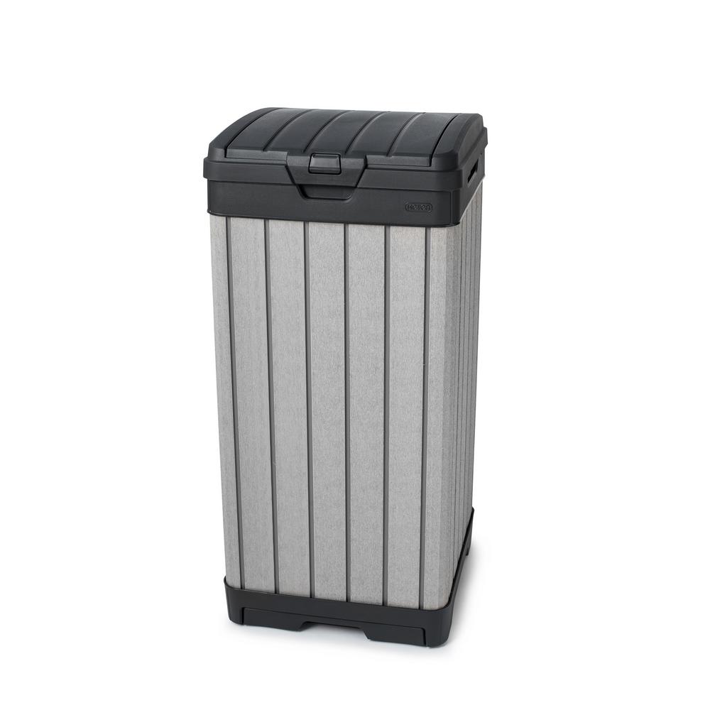 Keter Trash Cans Recycling The Home Depot Keter Trash Cans Recycling